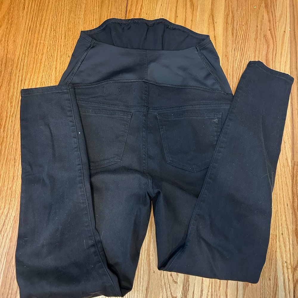 Madewell Black Maternity Skinny Jean
